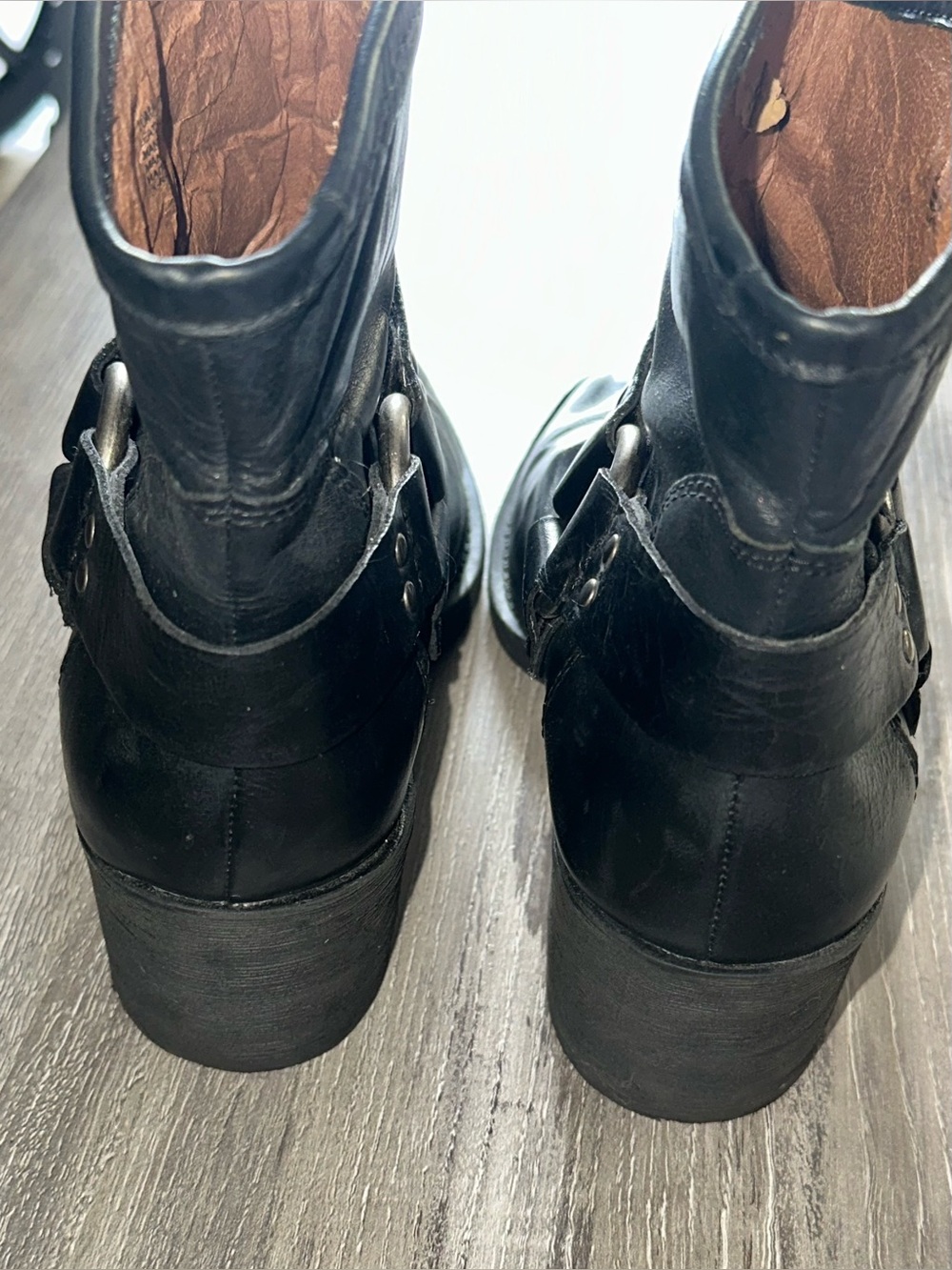 Leather Ankle Boots - Picture 3 of 8